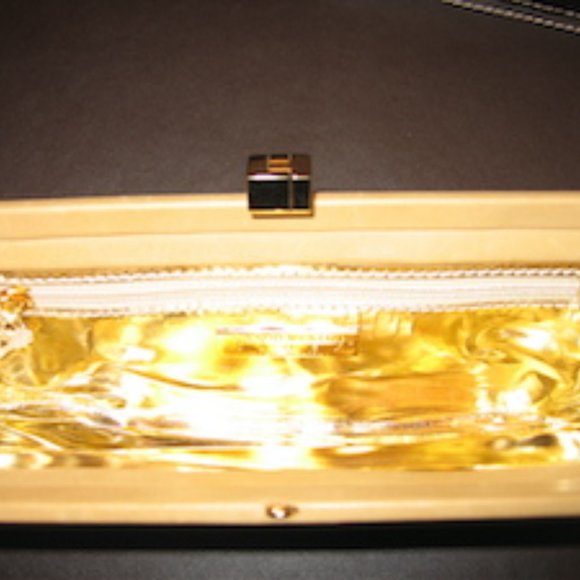 LAMBERSTON TRUEX-TAN & ORANGE LEATHER FLOWER MOTIF - Picture 6 of 6